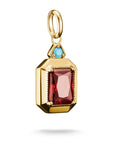 THOMAS SABO Octagon Pendant with Red Zirconia Stone Elyndra