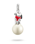 THOMAS SABO Snoopy & Heart on a Snowball Pendant PEANUTS