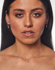 9CT EDITA PINK SAPPHIRE & DIAMOND NECKLACE