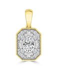 9CT ESME DIAMOND PENDANT