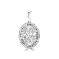 9CT MIKELLE DIAMOND PENDANT