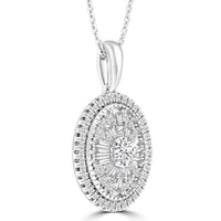 9CT MIKELLE DIAMOND PENDANT