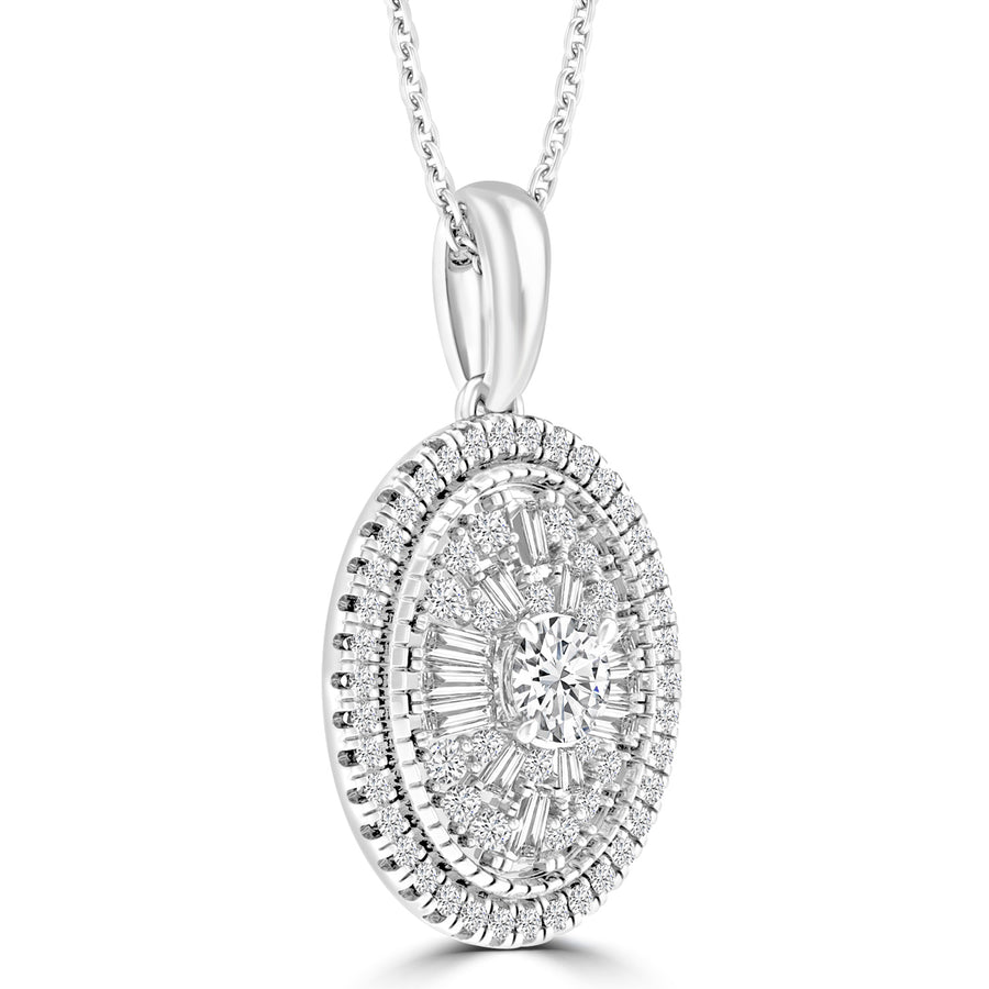 9CT MIKELLE DIAMOND PENDANT