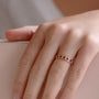 9CT BRITTANIA RUBY & DIAMOND RING