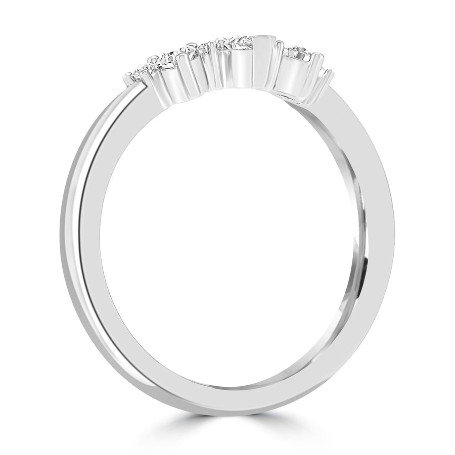 9CT ZETA DIAMOND WEDDING BAND