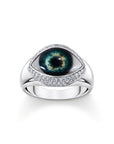 THOMAS SABO Ring with all-seeing eye with zirconia