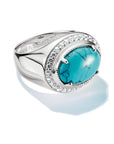 THOMAS SABO Oval Turquoise Ring
