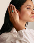 THOMAS SABO Oval Turquoise Ring