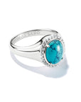 THOMAS SABO Round Turquoise Ring