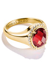 THOMAS SABO Ring with Red Zirconia Stone