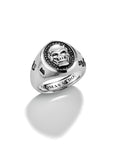 THOMAS SABO Skull Signet Ring With Black Zirconia