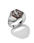 THOMAS SABO Signet Ring Lily Emblem