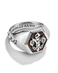 THOMAS SABO Signet Ring Lily Emblem