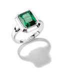 THOMAS SABO Ring with Green Zirconia Stone