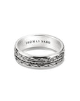 THOMAS SABO Band Ring with Twisted Center Bar