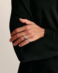 THOMAS SABO Band Ring with Twisted Center Bar