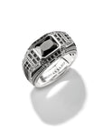 THOMAS SABO Signet Ring with Onyx and Black Stones