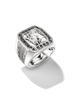 THOMAS SABO Horse Head Signet Ring with Zirconia Stones