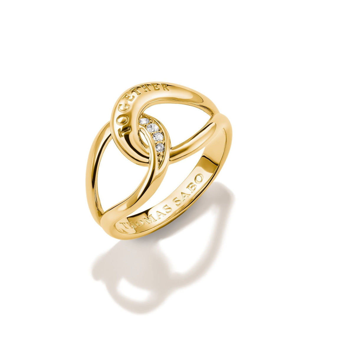 Ring Together with zirconia