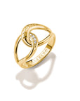 Ring Together with zirconia