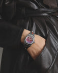 Women's Western-Style Watch with Red Tiger's Eye, Stainless Steel