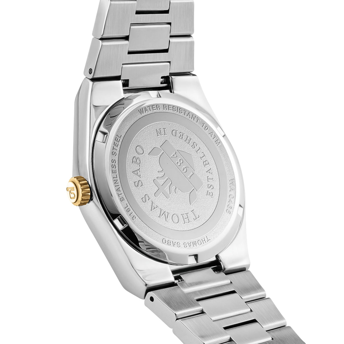 Women's Moon and Stars Watch with Black Dial