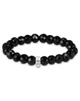 THOMAS SABO Charm bracelet Obsidian Oval Beads