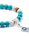 THOMAS SABO Charm Bracelet with colourful beads