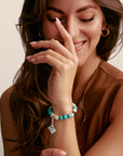 THOMAS SABO Charm Bracelet with colourful beads