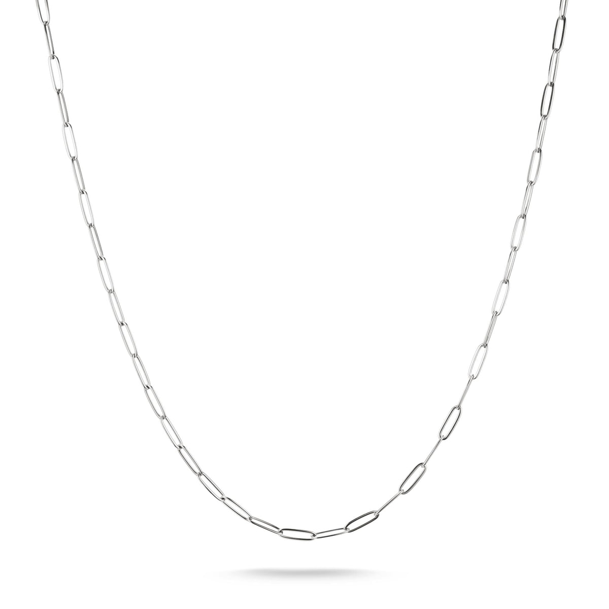 Silver-Plated Charm Club Necklace