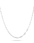 Silver-Plated Charm Club Necklace