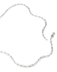 Silver-Plated Charm Club Necklace