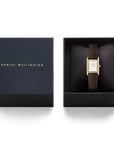 Daniel Wellington Bound Mini Dark Brown Lizard Gold
