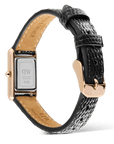 Daniel Wellington Bound Mini Black Lizard Rose Gold