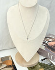 CALISTA CROSS NECKLACE - STERLING SILVER