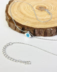 ALIRA EVIL EYE NECKLACE - STERLING SILVER