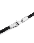 Daniel Wellington Daniel Braided Leather Bracelet Sheffield 2.8 Silver