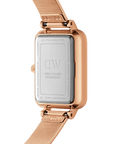 Daniel Wellington Quadro 20x26 Lumine Rose Gold Mother of Pearl White Watch