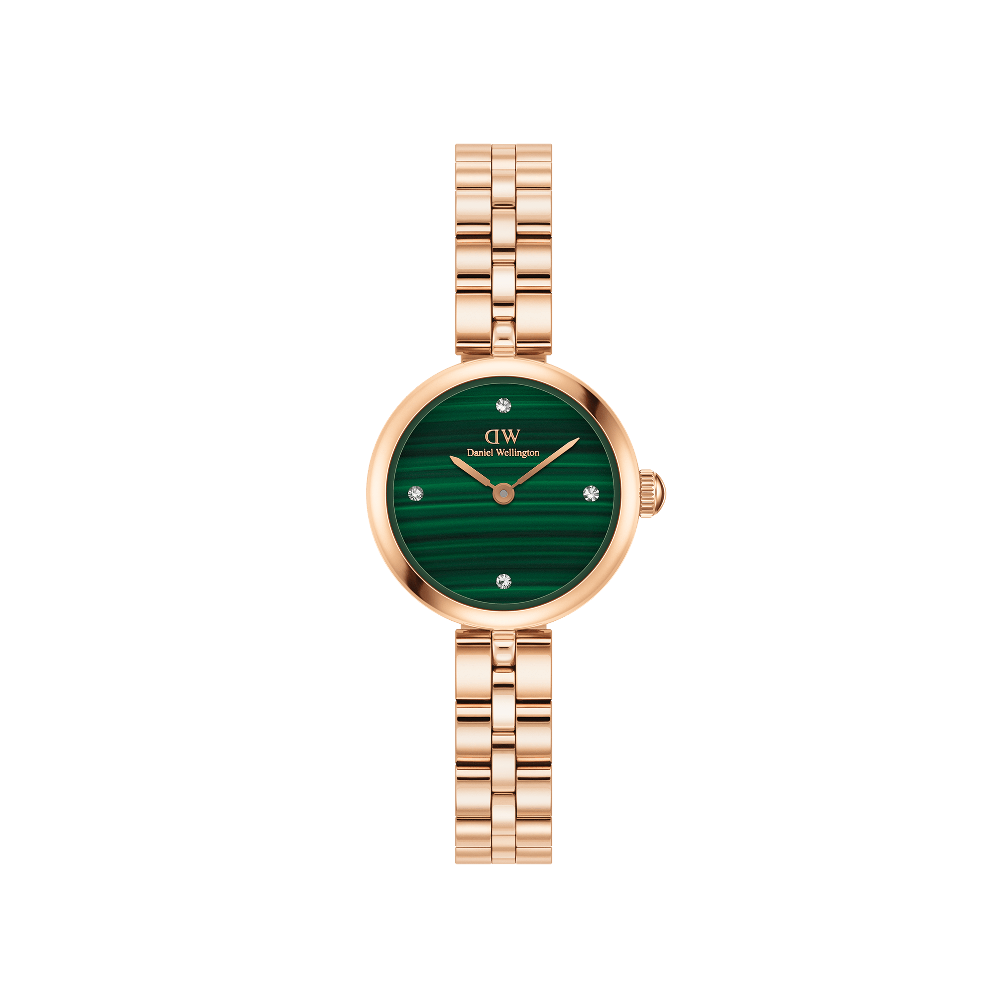 Daniel Wellington Elan Jewellery Watch 22 RG Real Malachite Watch