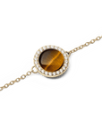 Daniel Wellington Audrey Bracelet Tiger Eye Gold