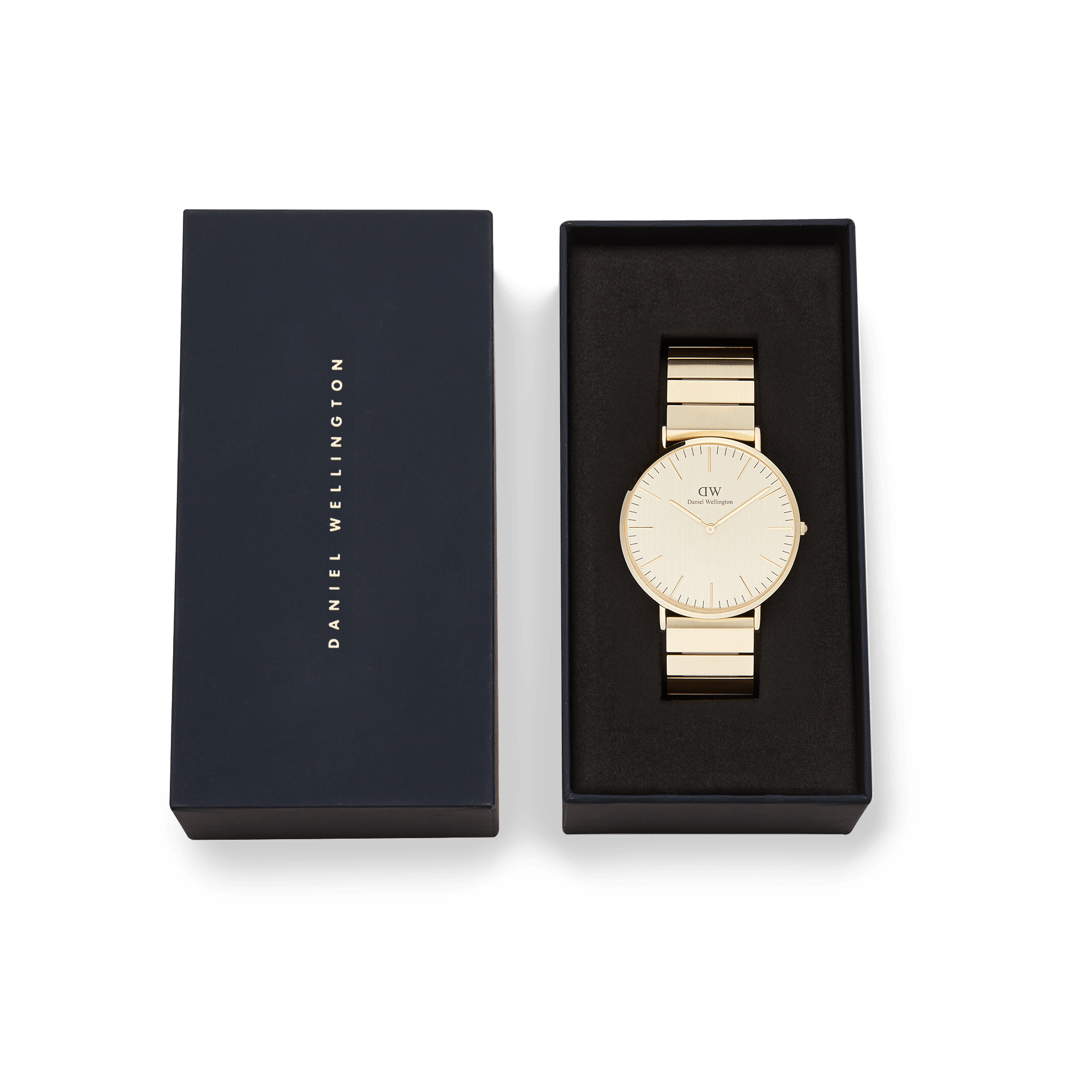 Daniel Wellington Classic Piano Link Gold Unitone Watch