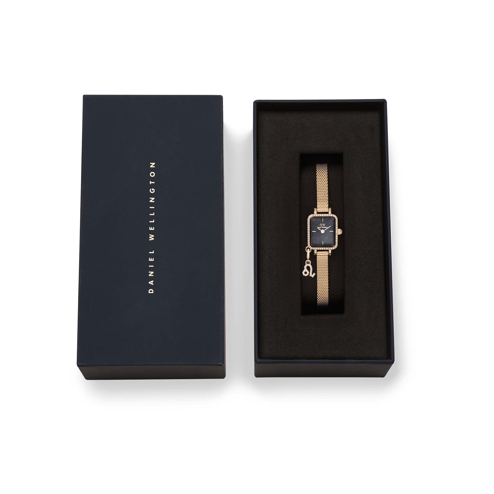 Daniel Wellington Quadro Mini Crystal Zodiac Evergold Watch