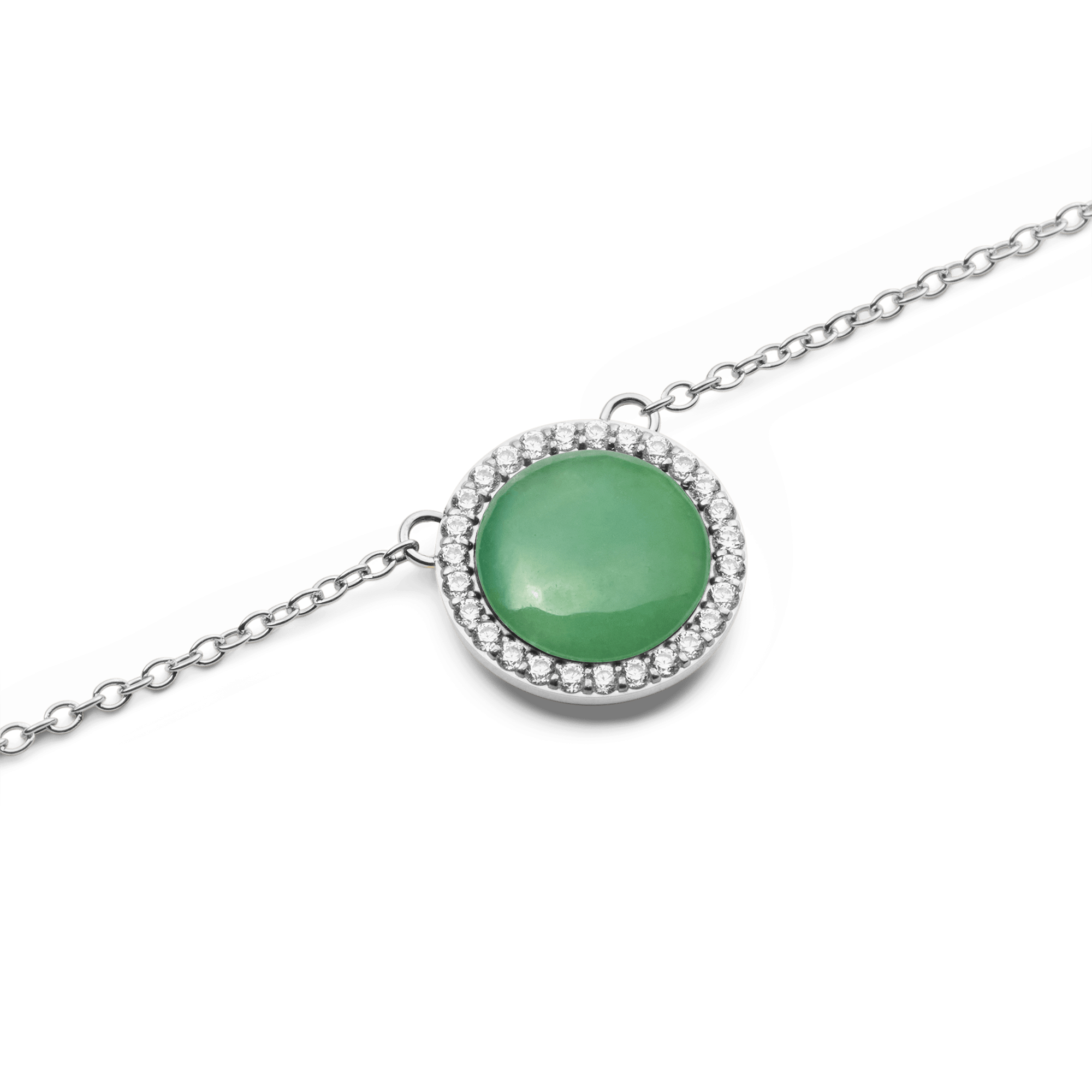 Daniel Wellington Audrey Necklace Jade Silver