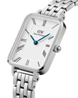 Daniel Wellington Quadro Roman Numerals 20x26 5-Link S White Watch