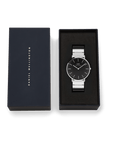 Daniel Wellington Classic Piano Link Onyx Silver Watch