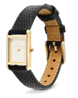 Daniel Wellington Bound Mini Black Lizard Gold