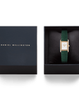 Daniel Wellington Bound Mini Green Lizard Rose Gold