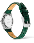 Daniel Wellington Ophelia Mini Green Lizard White Guilloché Silver
