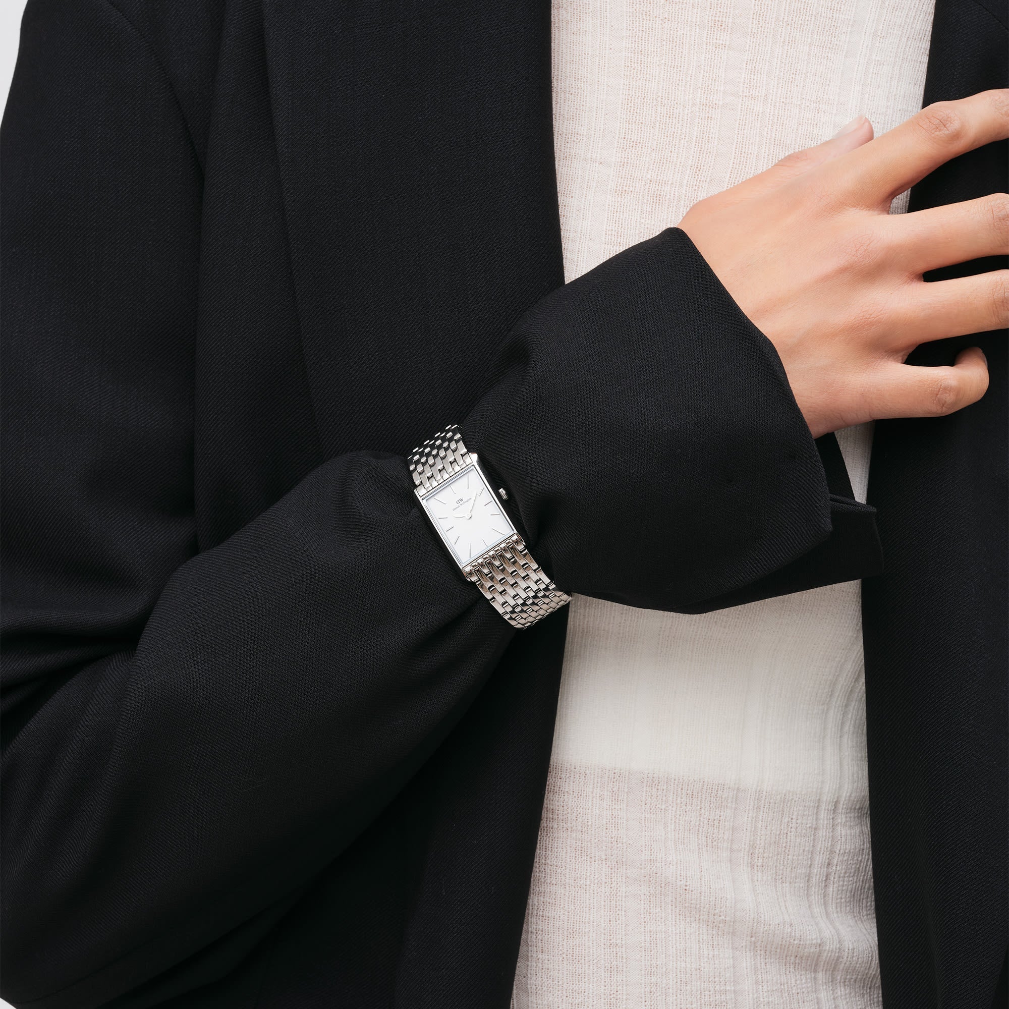 Daniel Wellington Bound 32x22 9-Link S White Watch