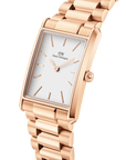 Daniel Wellington Bound 35x24 3-Link RG White Watch